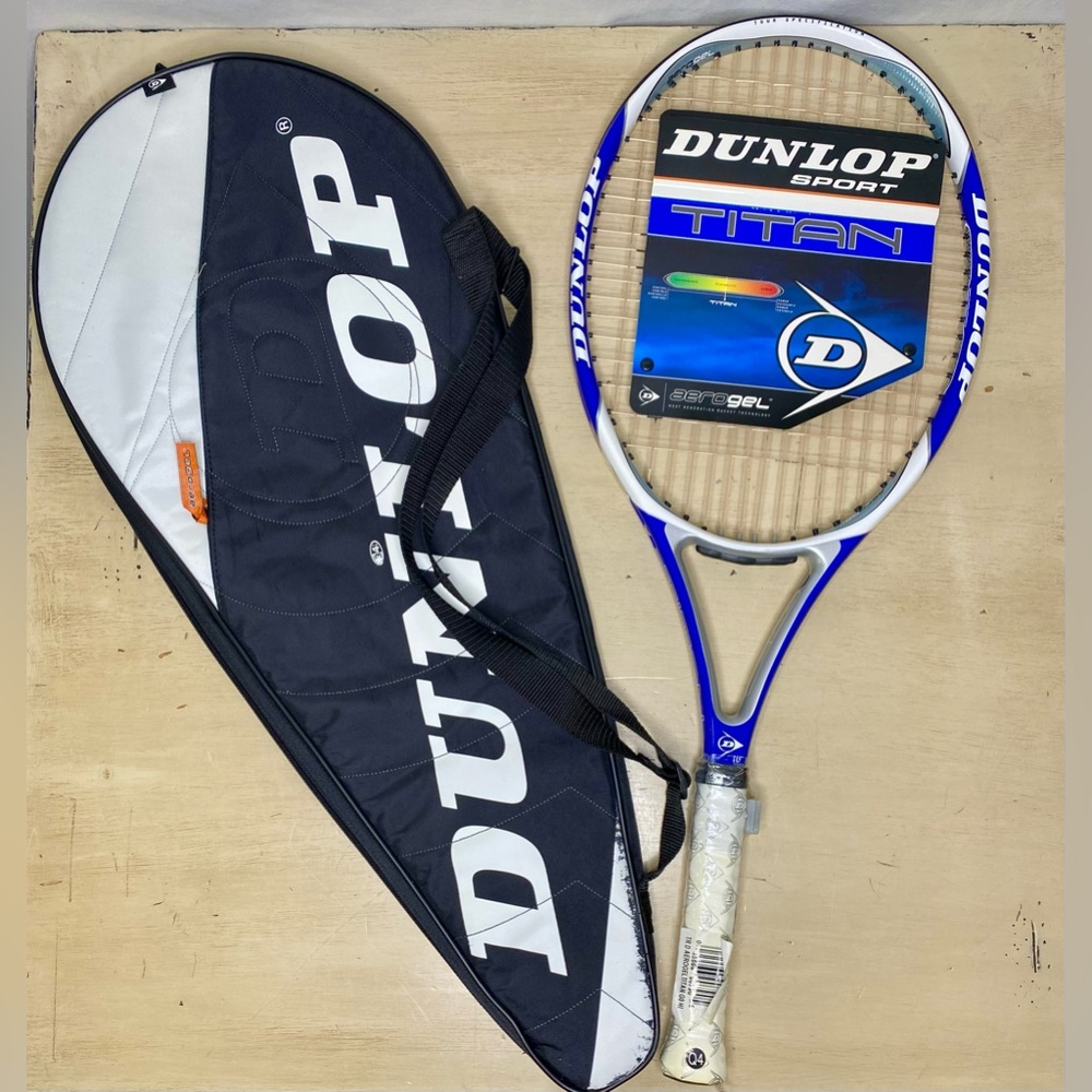 Dunlop Sport Tennis Racket Aerogel Carry Case Bag Titan Playability M-Fil String